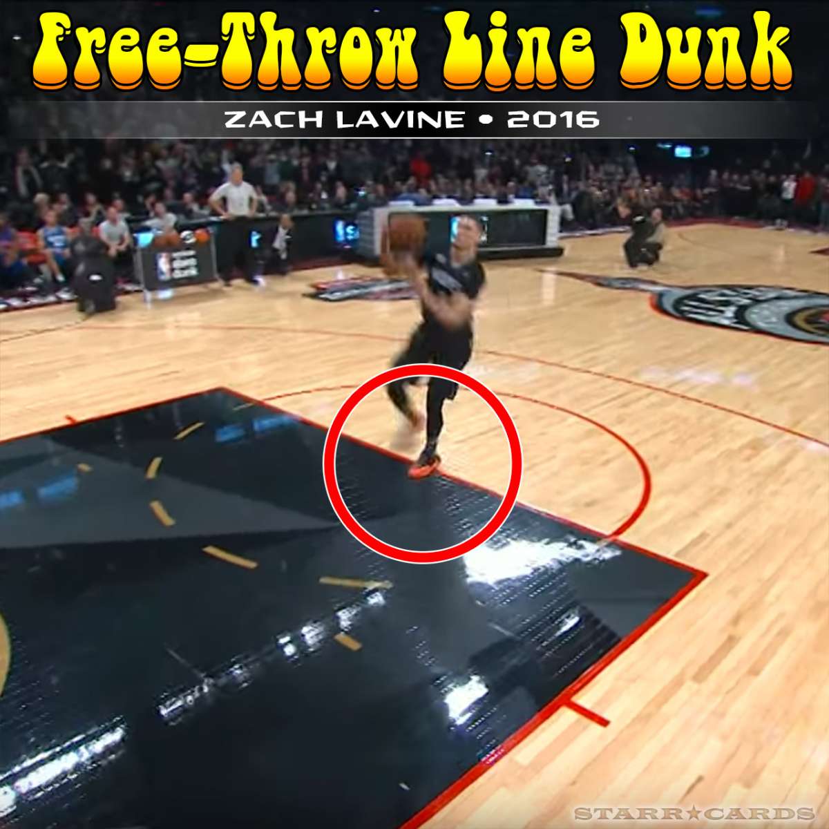 Freethrow line dunks with Dr. J, Michael Jordan, Zach LaVine and more