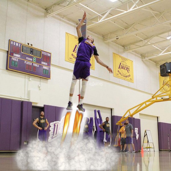 Zach LaVine sets Lakers NBA pre-draft jump record